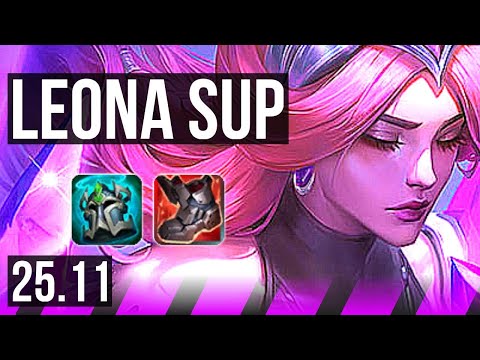 LEONA & Aurelion Sol vs NAUTILUS & Ezreal (SUP) | KR Diamond | 25.11