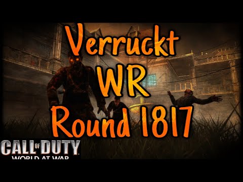 Verruckt World Record Round 1800+ - COD WAW NAZI ZOMBIES