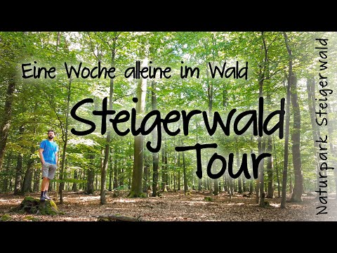 Ein Woche alleine im Wald - Steigerwald Tour