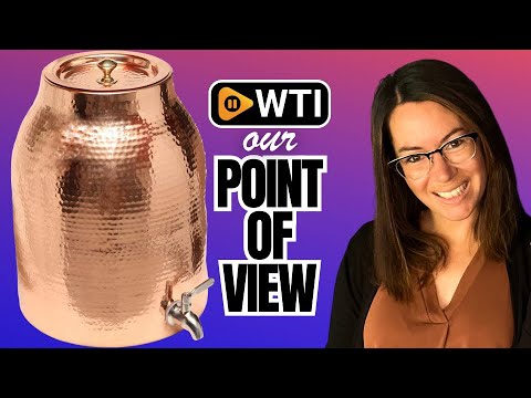 HandCrafted 100% Pure Copper Water Dispenser with Lid - WTI product video review