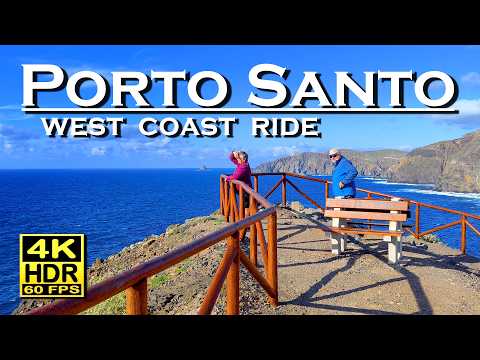 Porto Santo | Parque de Merendas dos Morenos & Miradouro do Furado Norte | 4K 60fps HDR Walking Tour