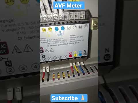 AVF (amps,volt and frequency) meter #meter #technology #viral #shorts