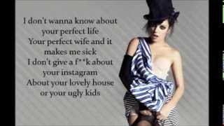 Lily Allen - Insincerely Yours (lyrics)