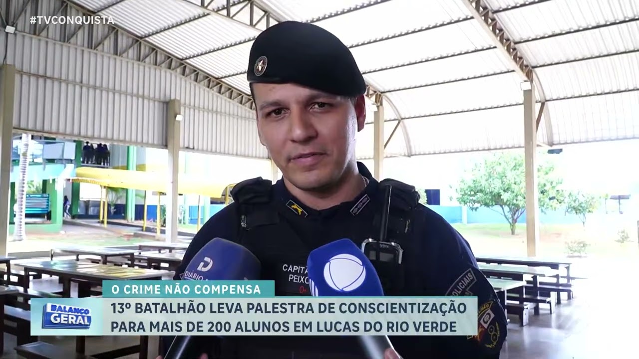 PM intensifica combate ao recrutamento de jovens pelo crime em Lucas do Rio Verde