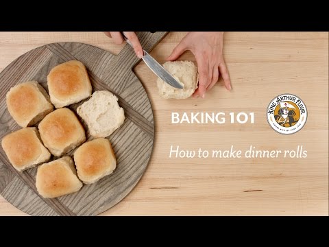 How to shape dinner rolls