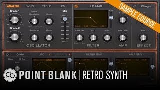 Video thumbnail for Logic Pro X - Exploring Retro Synth by pointblank Music School