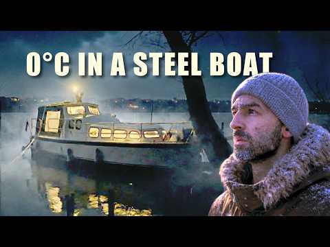 My First Winter Night on the River