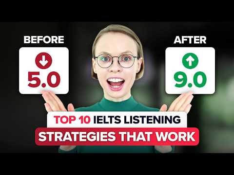 BEST IELTS Listening Strategies that ALWAYS Get me BAND 9