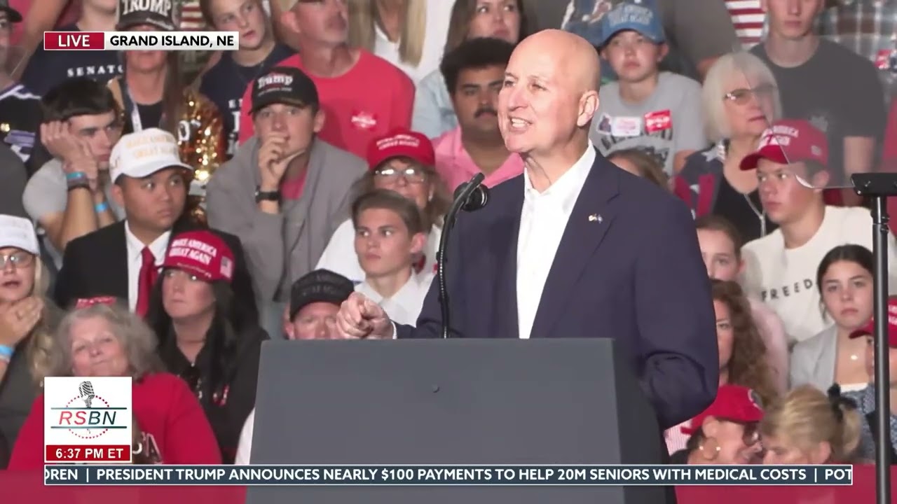 FULL SPEECH: Sen. Pete Ricketts Calls Out Democrats at Trump Rally in Nebraska - 10/05/26