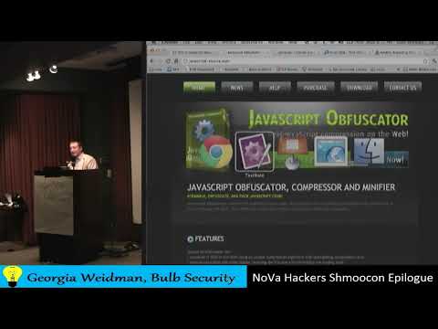 Shmoocon Epilogue 2012 Glen Pembley JavaScript Deobfuscation