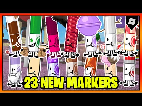 How to get the 23 NEW MARKERS + BADGES in FIND THE MARKERS || Roblox