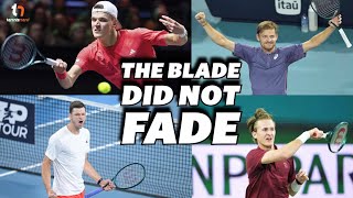 Mensik's racquet is one of the most popular ones on the ATP Tour