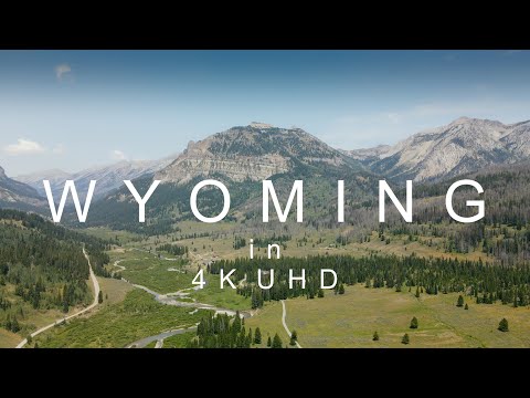 4K UHD 60fps Fascinating Aerial Views of WYOMING. Episode 1. South West