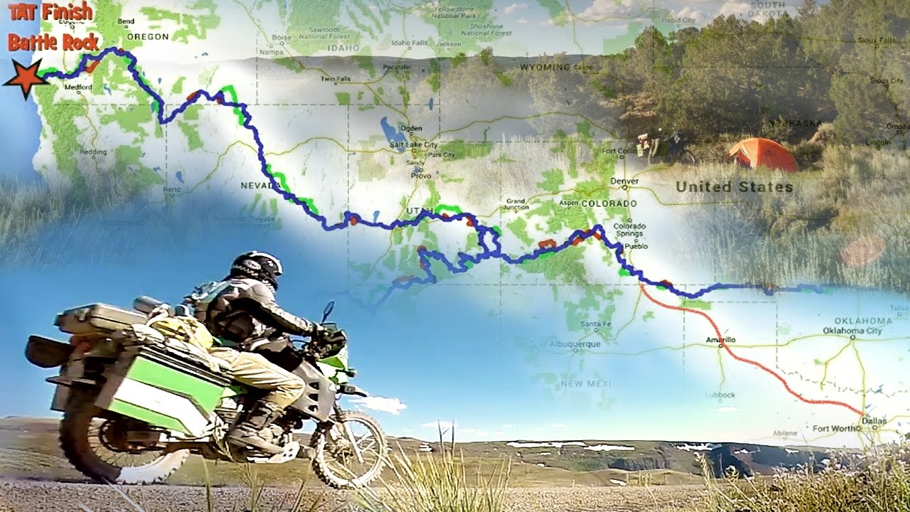 Motorcycle Adventure through the American West, the Trans-America Trail - YouTube