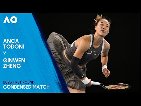 Anca Todoni v Zheng Qinwen Condensed Match | Australian Open 2025 First Round