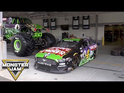 Monster Jam Grave Digger #4 Nascar REVEAL | Monster Jam