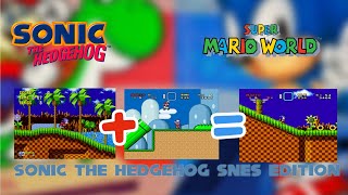 Sonic the Hedgehog - Super Mario world hack