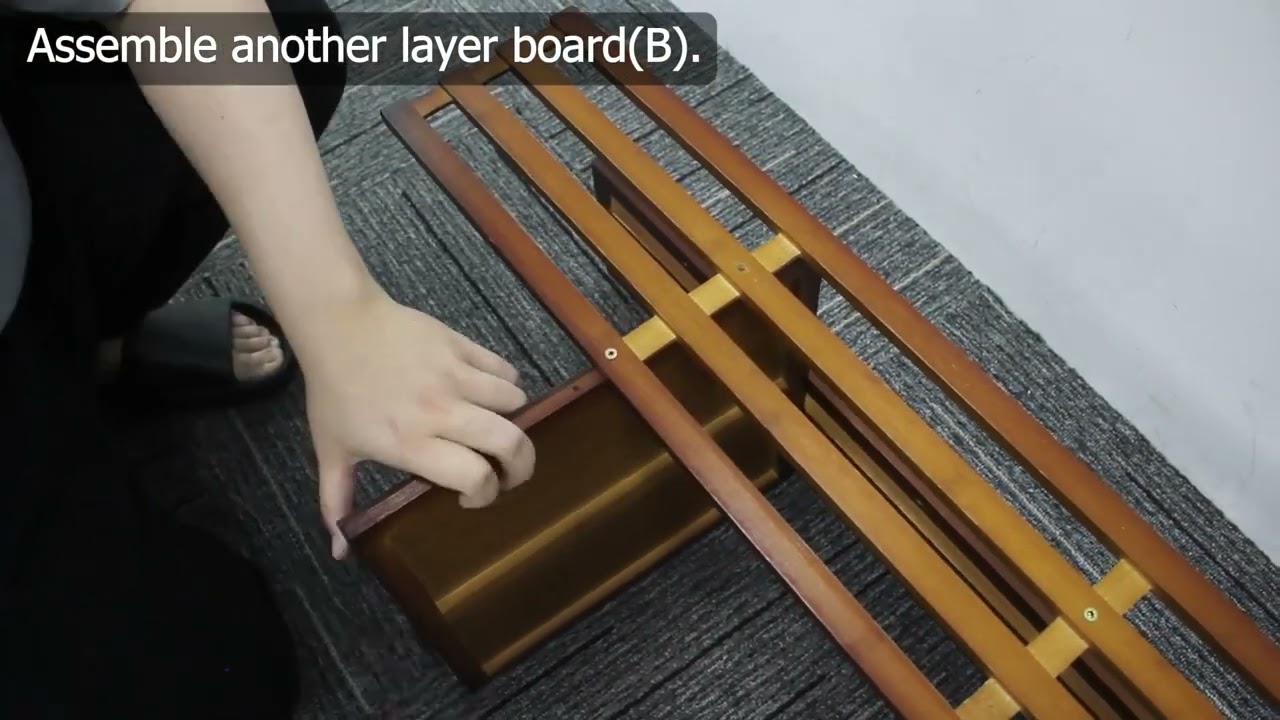 Bamboo Rotating Bookshelf