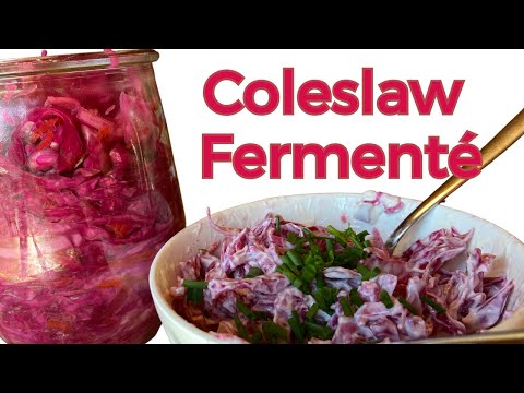Coleslaw fermenté maison : la recette de crudités simple, saine et toujours prête au réfrigérateur !