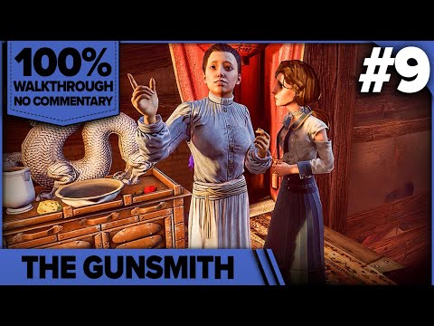 Bioshock Infinite 100% Cinematic Walkthrough (1999 Mode, All Collectibles) 09 THE GUNSMITH