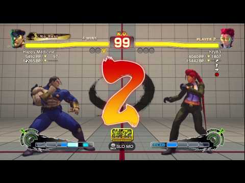Happy Medicine (M.Bison/Dictator) vs. HZY (C.Viper) SSF4:AE XBL Match