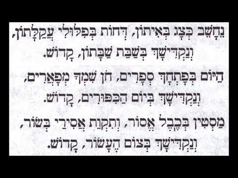 Yom Kippur Musaf 13 - Nechashev Ketzag