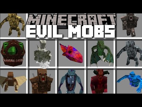Minecraft EVIL MOBS MOD / EXTREME FLESH EATING MOBS!! Minecraft