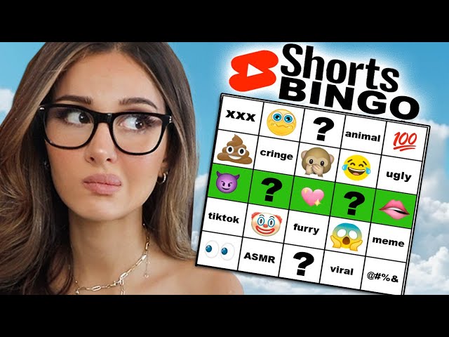 I Played Youtube Shorts BINGO! SDDEFAULT Thumbnail