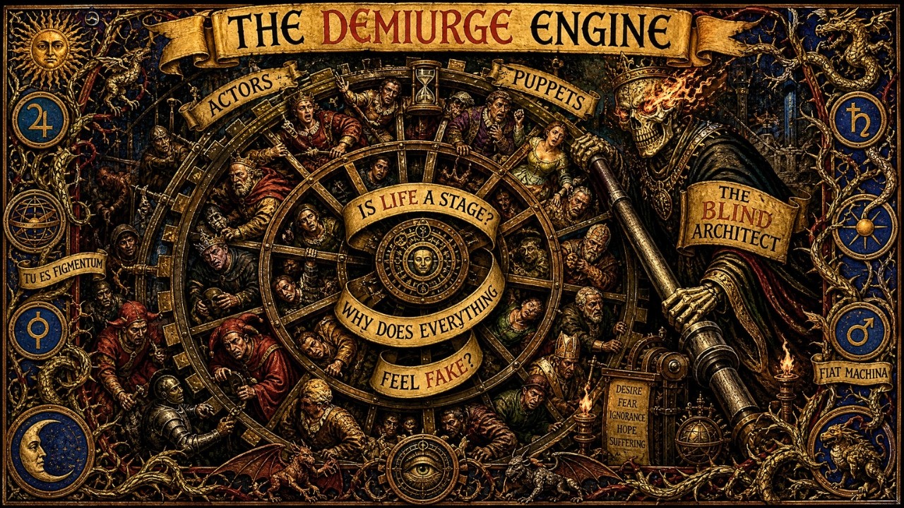 The Demiurge Engine — The Ancient Concept Explaining Why Life Feels Staged