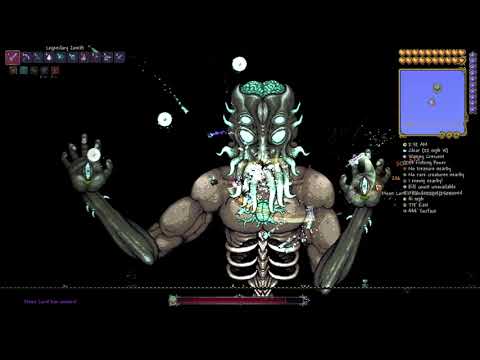 Terraria Moon Lord Defeated Solo