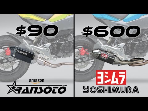 Honda Grom Exhaust Review: $90 Ransoto vs. $600 Yoshimura RS-2 (Install Guide + Sound Comparisons)