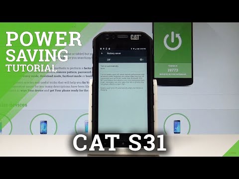 How to Enable Battery Saver in CAT S31 - Power Saving Mode |HardReset.info