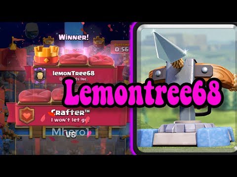 Lemontree68  Xbow GOD  👈  Best Xbow Decks In Clash Royale