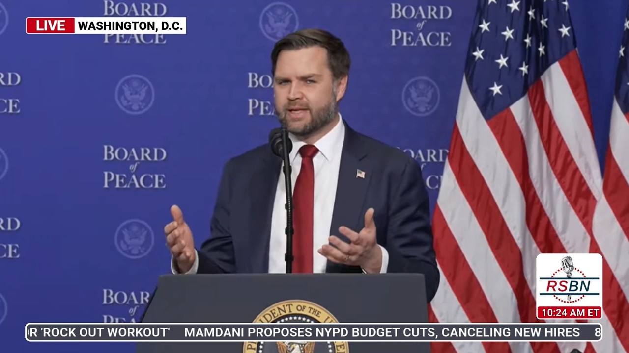 WATCH: VP Vance, Marco Rubio, and Steve Witkoff Detail the Middle East Peace Plan - 02/19/26