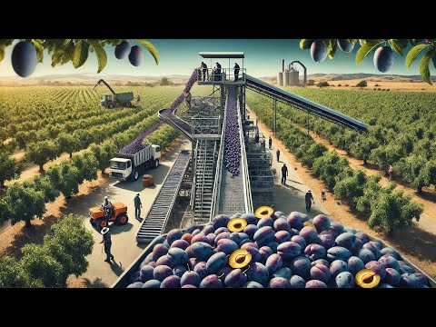 Harvesting Millions of Plums in California – The Plum Processing Journey