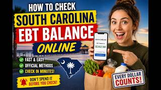 How to check South Carolina EBT balance online