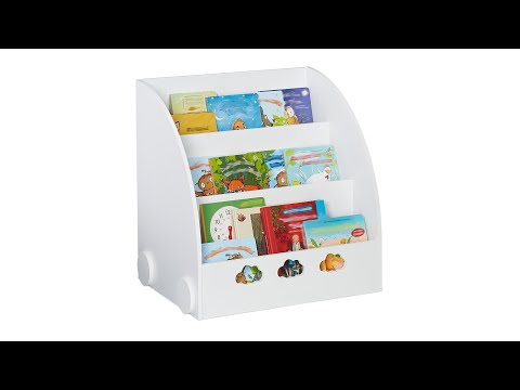 Weißes Bücherregal für Kinder Weiß - Holzwerkstoff - 58 x 60 x 45 cm