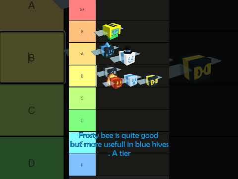 Best epic bees - Epic bee tier list | Bee swarm simulator | #roblox #beeswarmsimulator