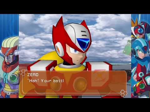 Mega man X7 Splash Warfly Axl X and Zero encounters Darkbitcold Gameplays