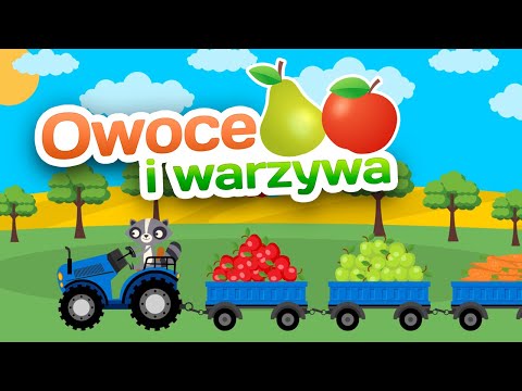 Owoce i Warzywa: Co jedzą zwierzątka, kolory i liczenie | Bajki dla Dzieci