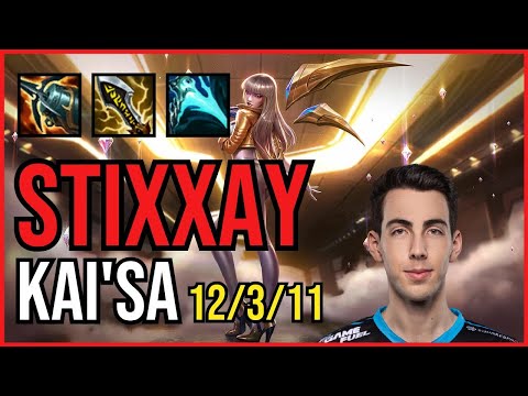 STIXXAY - KAI'SA vs. JHIN ADC | NA GRANDMASTER | PATCH 11.1