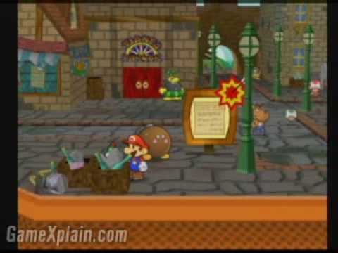 Paper Mario and The Thousand Year Door: Star Piece (rogueport westside)