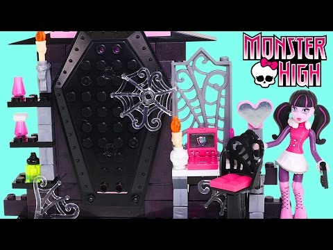Monster High LEGO Draculaura's Room and Cleo De Niles Vanity Mini Doll Playsets Unboxing DCTC
