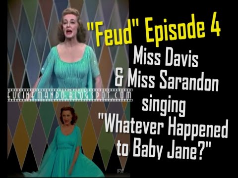 Susan Sarandon & Bette Davis singing "Whatever Happened To Baby Jane?" side-by-side Mashup