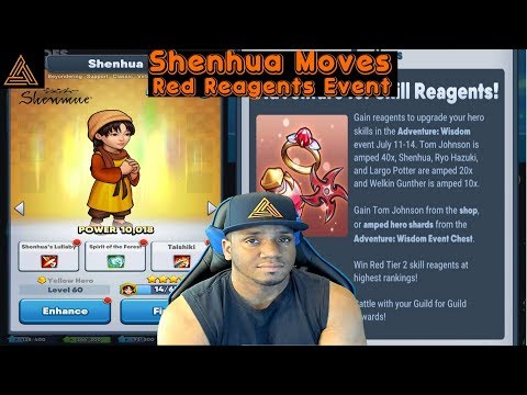 Sega Heroes - Legendary Shenhua Moves - Red Regents Event