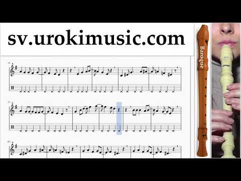 Lär Dig Spela Blockflöjt (Barock) Mariah Carey - All I Want For Christmas Is You Tabs Nybörjare Del