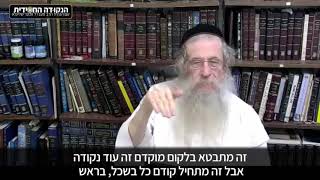 מתחילים מבראשית   שבת בראשית, הרב מענדל ווכטר שנת תשפ"ב