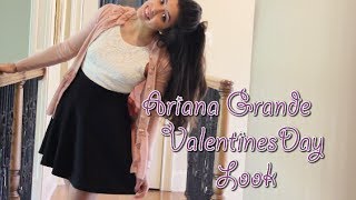 Ariana Grande Inspired Valentines Day Hair, Makeup, and Outfit! ❤