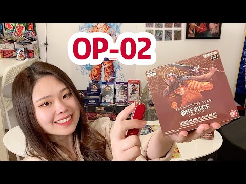 One Piece Card Game Paramount War Booster Box Opening! (OP-02) ENG
