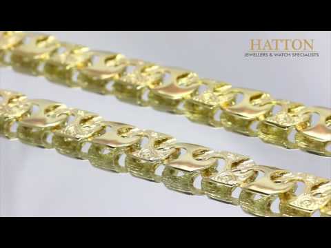9ct 14ct 18ct Heavy weight Gold Necklace 100.7g- Hatton Jewellers London